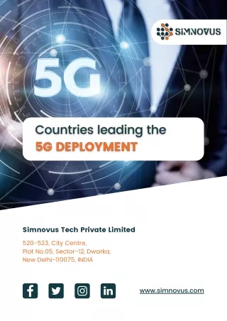 Countries leading the 5G deployment