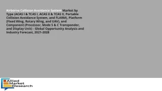 airborne collision avoidance system market