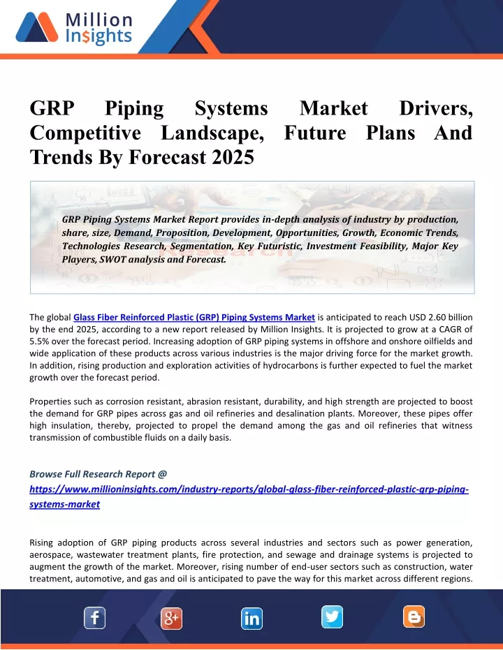 grp competitive landscape future plans and trends