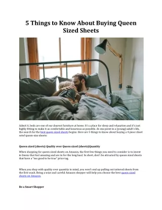 Deep Pocket Queen Sheets- Queen Size Sheet