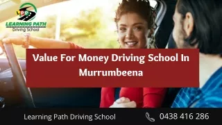 Value For Money Driving School In Murrumbeena
