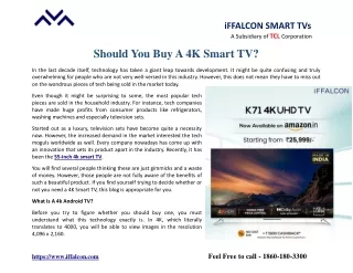 iffalcon smart tvs