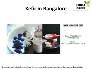 Kefir in Bangalore
