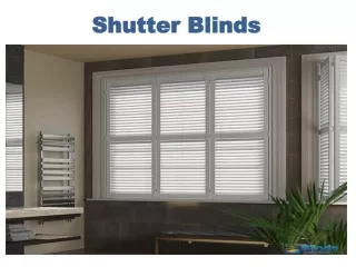 shutter blinds