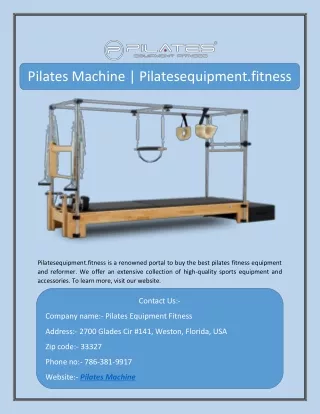 pilates machine pilatesequipment fitness