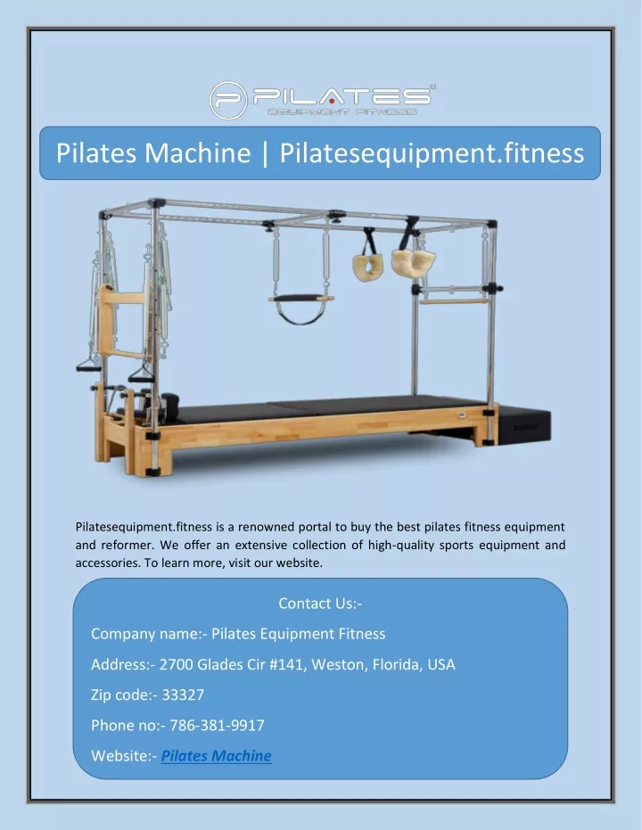 pilates machine pilatesequipment fitness