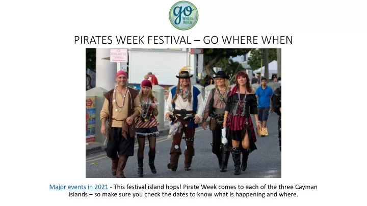 pirates week festival go where when