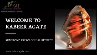 Astrological Benefits of Sunstone | Kabeer Agate