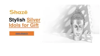 Crafted with soothing silver carvings: Silver Idols for Gift