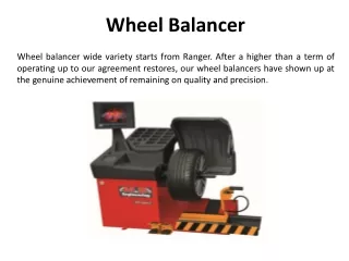 wheel balancer