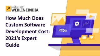 how much does custom software development cost 2021 s expert guide
