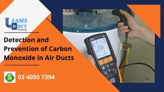 Detection and Prevention of Carbon Monoxide in Air Ducts | Sams Duct Cleaning