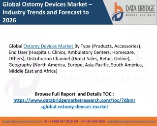 global ostomy devices market industry trends