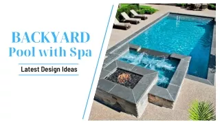 Latest Design Ideas for Pool with spa