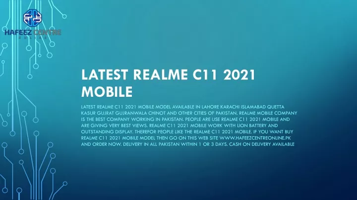 latest realme c11 2021 mobile