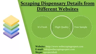 scraping dispensary details from different