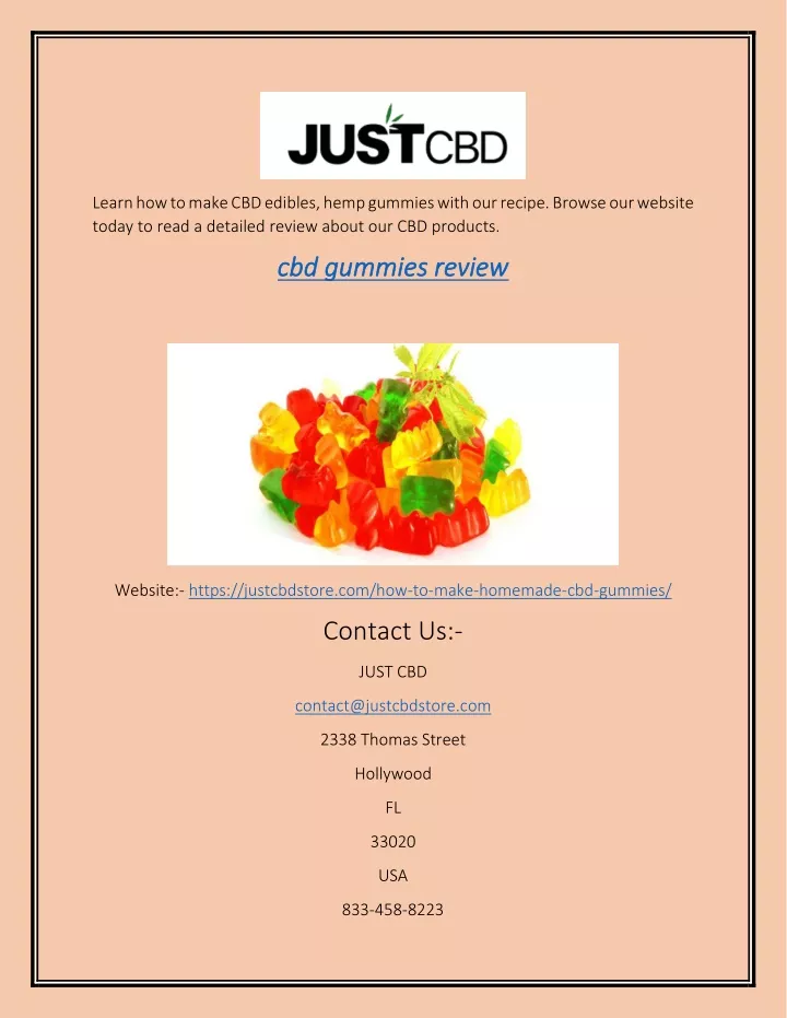 learn how to make cbd edibles hemp gummies with