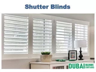 shutter blinds