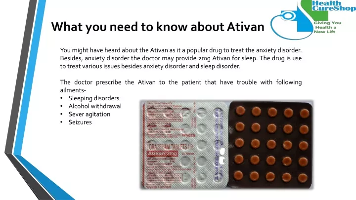 what you need to know about ativan