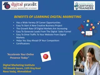 benefits of learning digital marketing