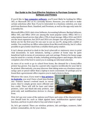 our guide to the cost effective solutions