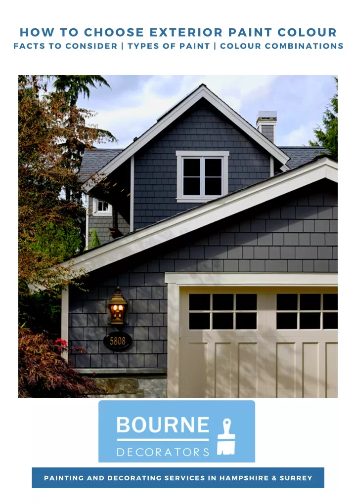 how to choose exterior paint colour facts