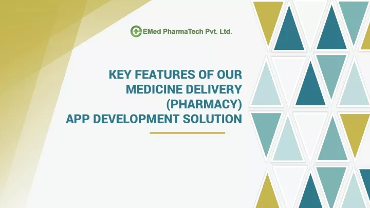 key features of our medicine delivery pharmacy