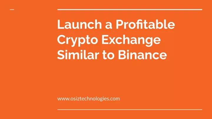 launch a profitable crypto exchange similar