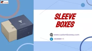 Order now custom sleeve boxes with creative design in the USA.