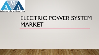 electric power system market