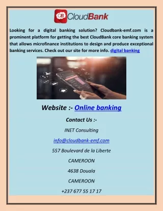Online banking abhin