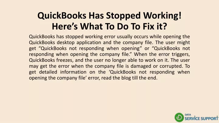 quickbooks has stopped working here s what to do to fix it