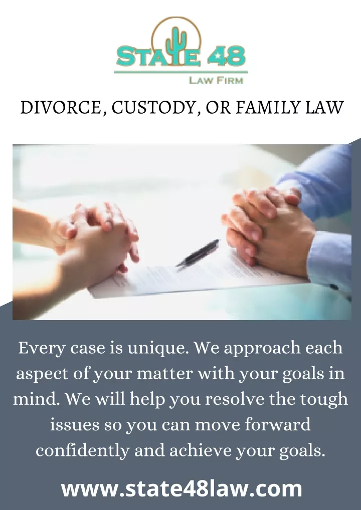 divorce custody or family law