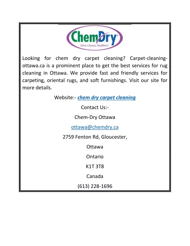 looking for chem dry carpet cleaning carpet