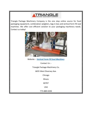 triangle package machinery company