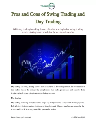 Pros and Cons of Swing Trading and Day Trading