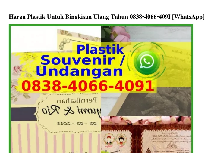 harga plastik untuk bingkisan ulang tahun 0838