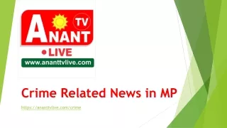 crime related news in mp