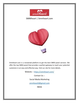 smmheart smmheart com