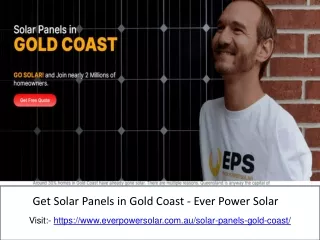 Get Solar Panels in Gold Coast