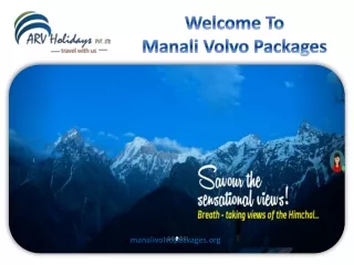 Shimla Kullu Manali holiday package