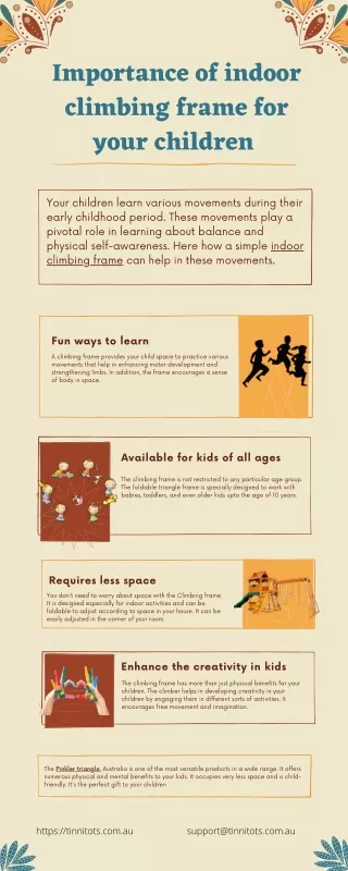 Importance of indoor climbing frame for your children