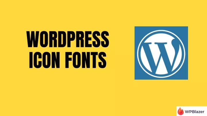 wordpress icon fonts