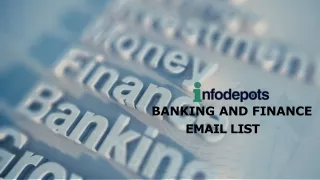 Infodepots -  Banking and Finance