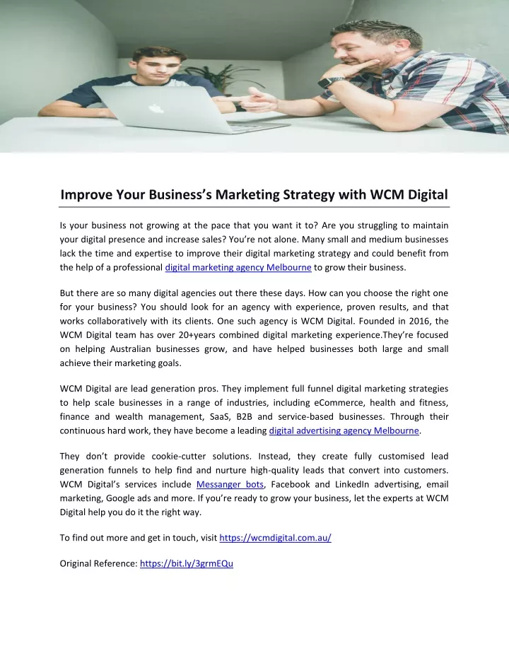 improve your business s marketing strategy with