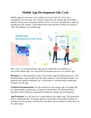 mobile app development life cycle