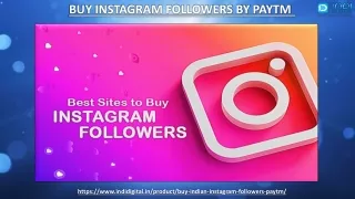 Here you can buy instagram followers by paytm