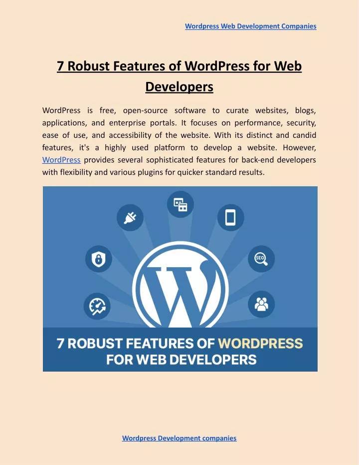 wordpress web development companies