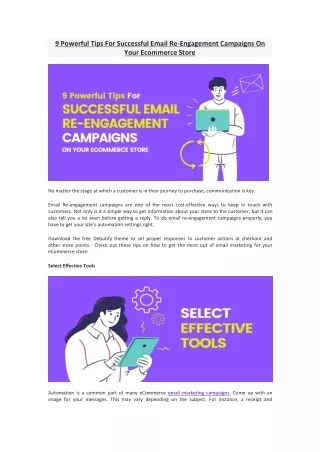 9 Powerful Tips For Successful Email Re-Engagement Campaigns On Your Ecommerce Store