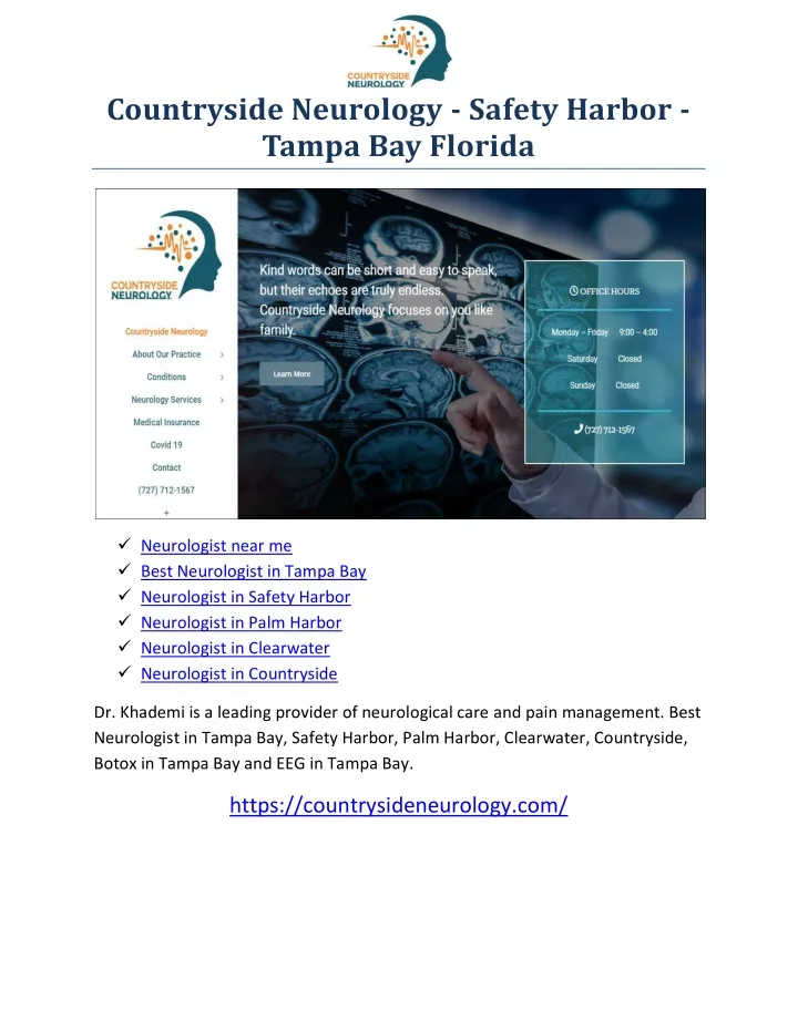 countryside neurology safety harbor tampa